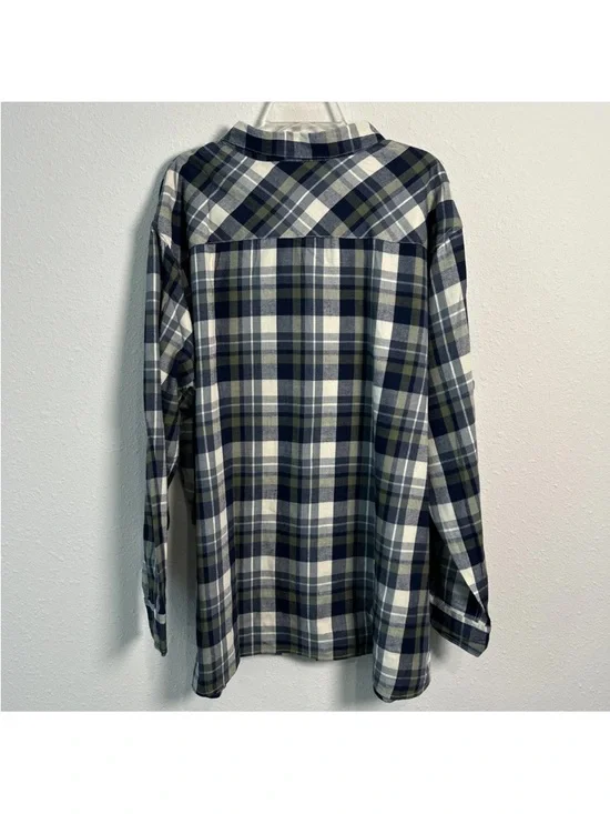 NWT Winston Mens Plaid Shirt Long Sleeve Button Down Size 2XL 100% Cotton NEW - Picture 6 of 12